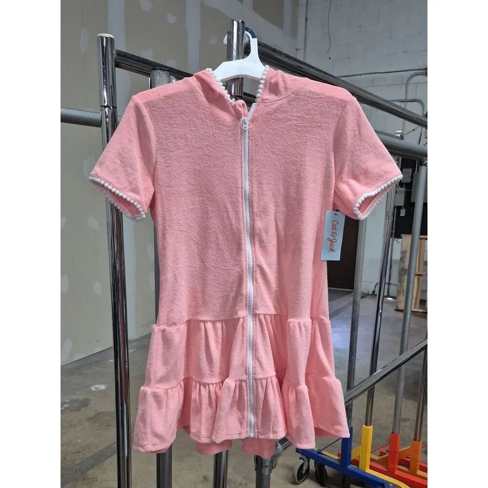 Cat & Jack Coral Swimsuit Coverup New